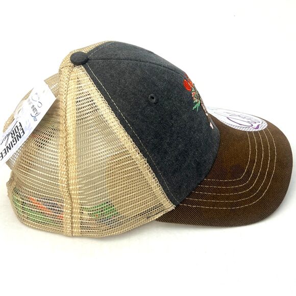 Cowgirl Boot Ponytail Trucker Hat Women's Snapback Mesh Infinity Her NWT - Picture 7 of 8